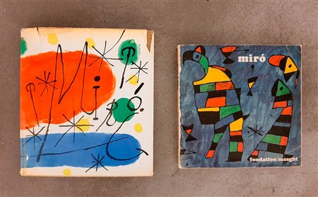 JOAN MIRÒ (1893-1983) – Lotto unico di 2 cataloghi