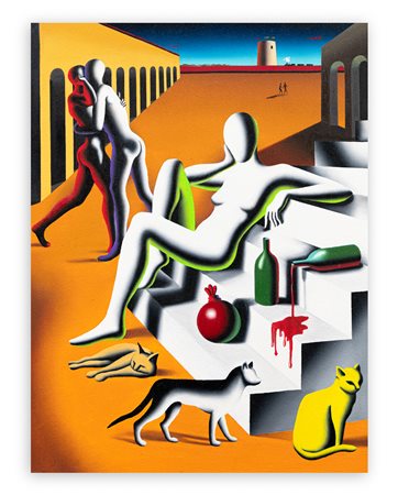 MARK KOSTABI (1960) - Cogito therefore I drink, 2004