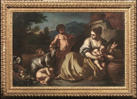 Bottega di Francesco Solimena, sec. XVIIIALLEGORIA DELL’AUTUNNOolio su tela,...