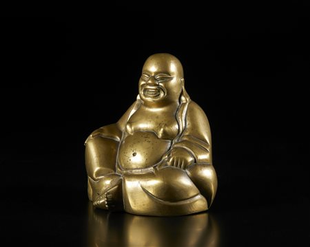  Arte Giapponese  - Figura di Hotei in bronzo
Giappone, Taisho, inizi XX secolo.