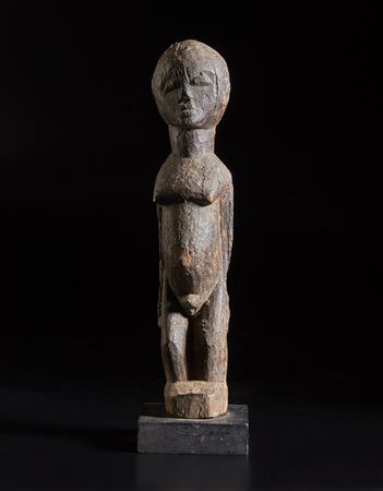  Arte africana - Burkina Faso/Lobi. 
Feticcio ermafrodita. 
Legno .