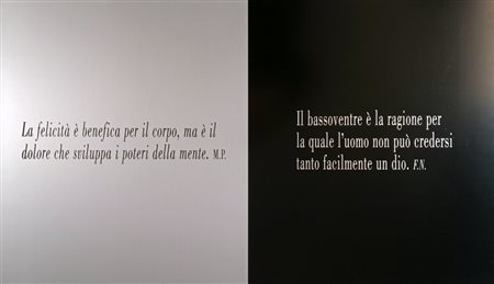 KOSUTH JOSEPH Toledo (Stati uniti) 1945 Mens agitat molem 2003 Opera su...