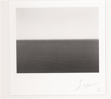 Hiroshi Sugimoto(Tokyo 1948)CARIBEAN SEA, JAMAICA fotolitografia, cm 16x20;...