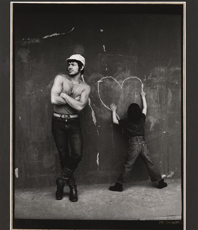 Jan Saudek(1935 Praga) I LOVE YOU stampa ai sali d'argento, cm 40x30; model...