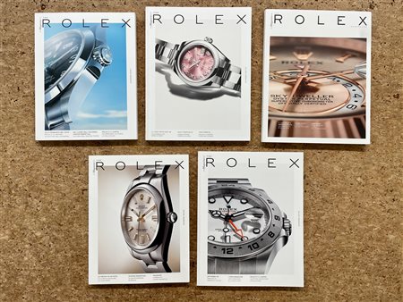 THE ROLEX MAGAZINE - Lotto unico di 5 numeri dell'omonima rivista