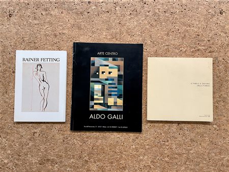 ASTRAZIONE DEL XX SECOLO (ALDO GALLI, RAINER FETTING, FARSI E DISFARSI DELLA FORMA) - Lotto unico di 3 cataloghi