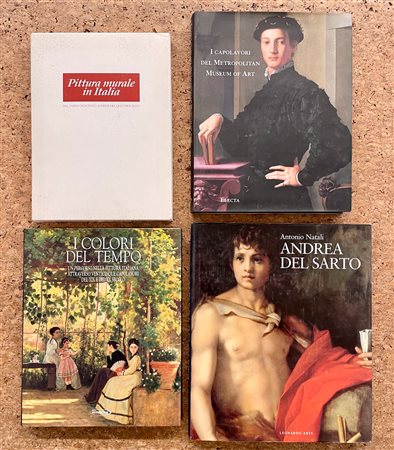 ANDREA DEL SARTO E STORIA DELL'ARTE - Lotto unico di 4 cataloghi