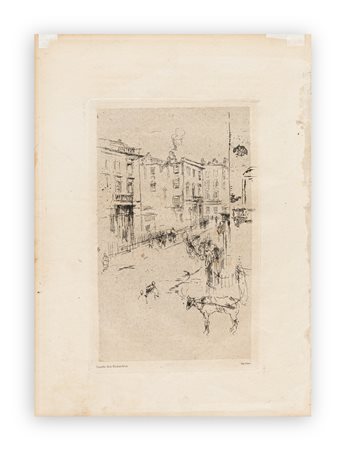 JAMES ABBOT MCNEILL WHISTLER (1834-1903) - Alderney street, 1881