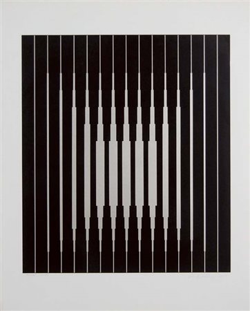 VASARELY VICTOR Pecs 1908 - Parigi 1997 Bo-Ra litografia es. 184/200 75x60...