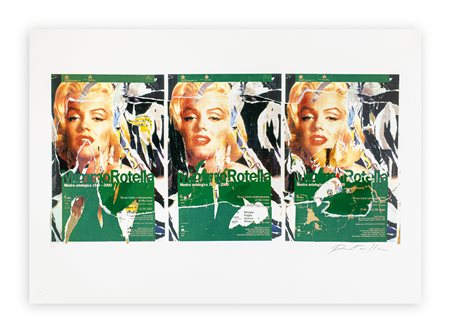 MIMMO ROTELLA (1918-2006) - Marilyn