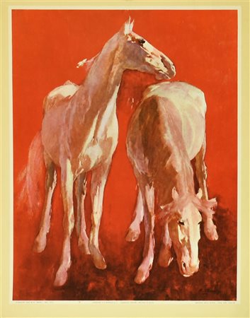 CABALLOS-ARENYS manifesto, cm 48,5x38,5