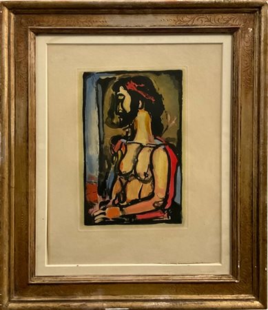 Georges Rouault "Ecce Homo" 1936
acquatinta a colori
Foglio 44x33,5
siglato e da