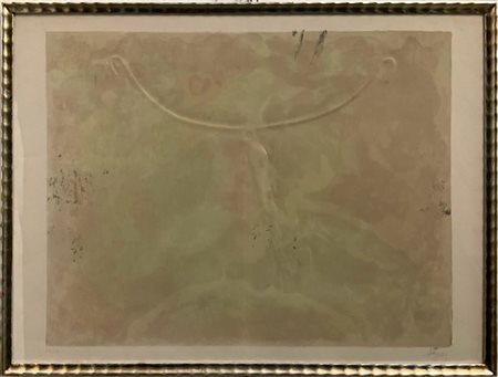 Antoni Tapies "Untitled" 
litografia
cm 55,5x75,5
firmata e numerata 32/50 in ba