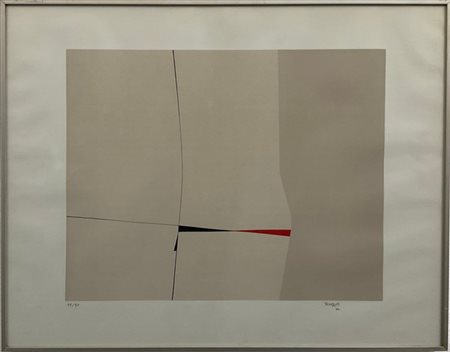 Arturo Bonfanti "Composizione" 1974
serigrafia a colori
cm 45,5x55,5
firmata, da