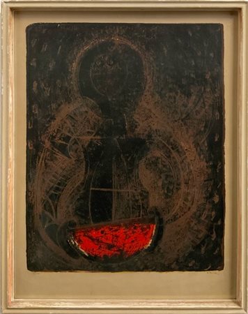 Rufino Tamayo "Mujer con Sandia" 1959
litografia a colori
cm 74,5x55
firmata e n