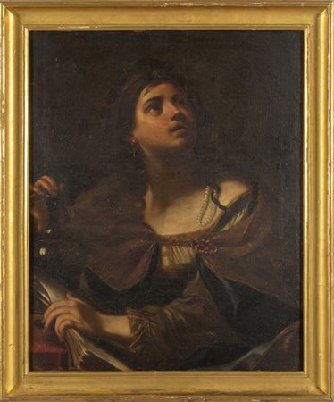 "Ritratto di Regina" olio sec.XVII<br>cm. 71x89