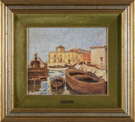 ANGELO BALBI (1872-1939) <br>Porto<br>olio su 