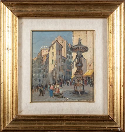 AMEDEO MERELLO (1890-1979) <br>Piazza 