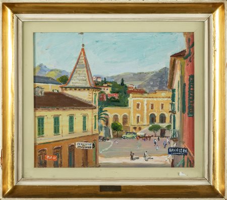 ALBERTO SALIETTI (1892-1961) <br>Piazza di 