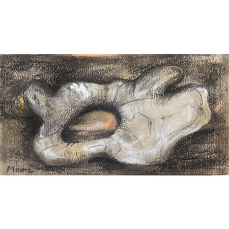 HENRY MOORE, Pastelli su cartoncino