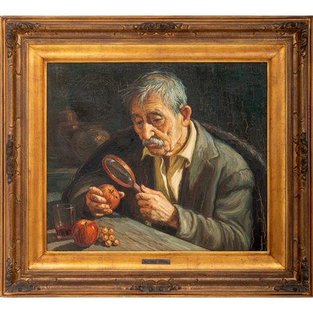 ALFONSO GRASSI, Olio su tela