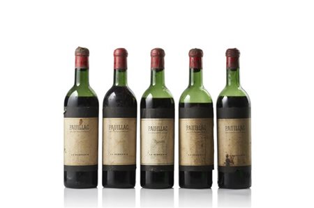 Lotto composto da sei bottiglie di La Bergerie Pauillac
(difetti alle bottiglie