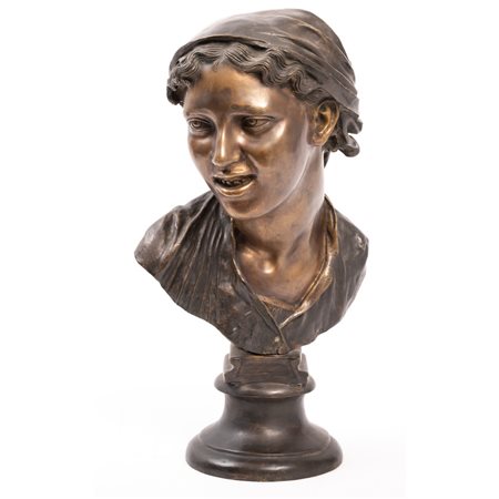 VINCENZO GEMITO, Scultura in bronzo