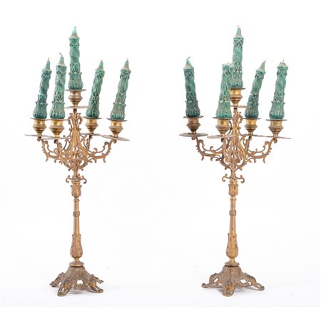 COPPIA DI CANDELABRI