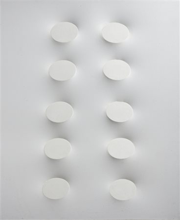 SIMETI TURI (n. 1929) - Dieci ovali bianchi.