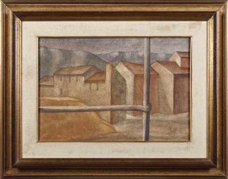 SCUFFI MARCELLO (n. 1948) - Paesaggio.