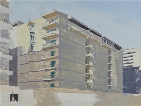 ORTONA GIORGIO (n. 1960) - Edificio sulla circonvallazione nomentana.