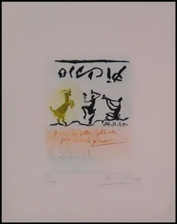 PICASSO PABLO Spagna 1881 - Francia 1973 "Senza titolo"