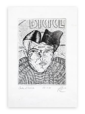 JULIO PAZ (1939-2010) - Carlos, el ciclista, 1982