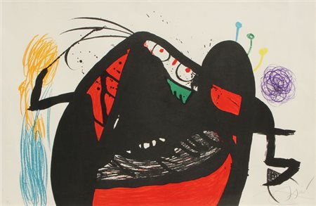 MIRO' Joan (Barcellona 1893 - Palma di Maiorca 1983) L'aieule des 10.000...