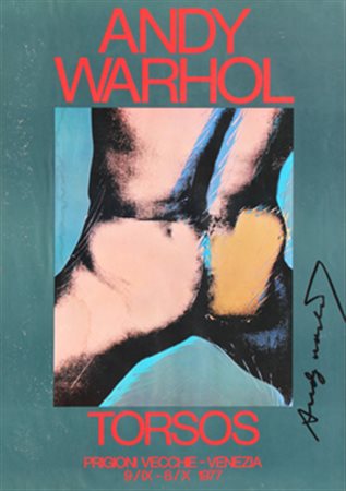 WARHOL Andy (Pittsburgh 1928 - New York 1987) Torsos, 1977 manifesto...