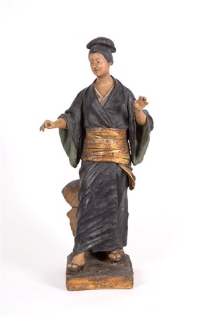 Terracotta sculpture ''GEISHA'