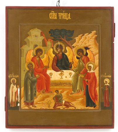 Icon "ABRAHAM AND THE THREE ANGELS"