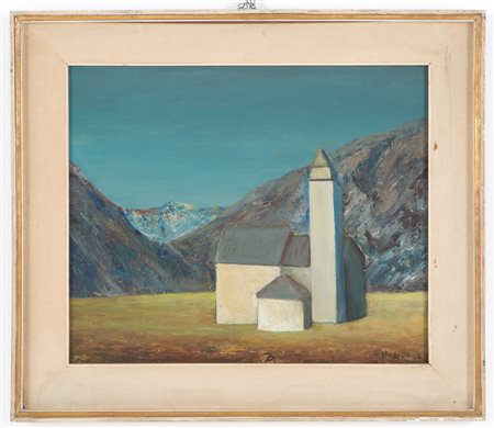 Painting "CHURCH IN THE MOUNTAIN"