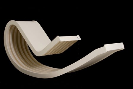 CESARE LEONARDI - FRANCA STAGI. Rocking chair for ELCO