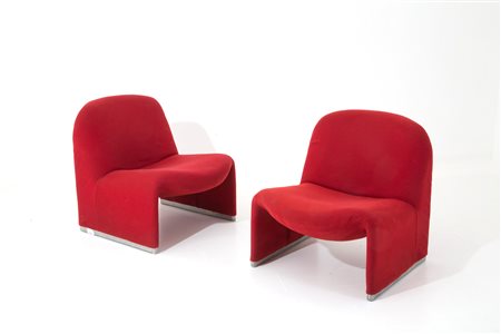 GIANCARLO PIRETTI. Pair of Alky armchairs for ANONIMA CASTELLI