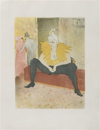 LITOGRAFIA DI HENRI TOULOUSE LAUTREC D'APRES