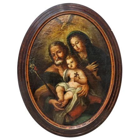 Sacra Famiglia, scuola del Vaccaro, Primi XIX secolo