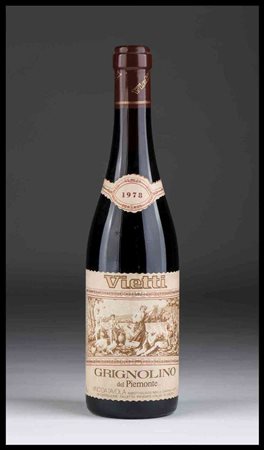 Vietti, Grignolino  Piedmont, Grignolino, vino da tavola - 1 bottle (1bt), vintage 1973.Level:
