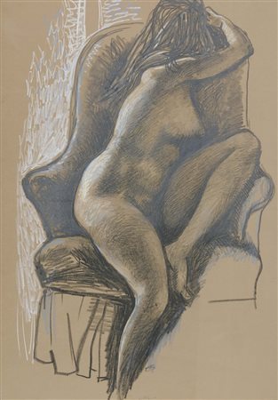 Renato Guttuso, Nudo, 1970