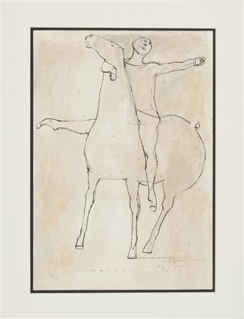 Marino Marini, Cavallo e cavaliere, 1946