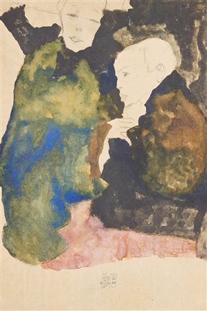 Egon Schiele, Vorstadtkinider, 1910