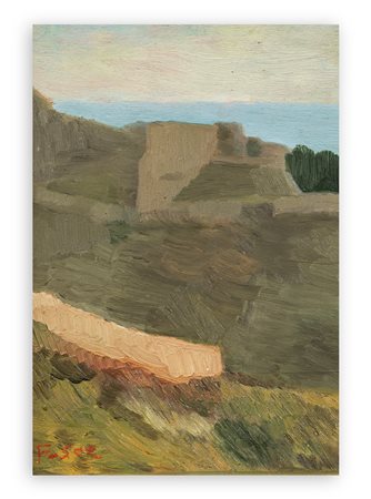 GIAN FRANCO FASCE (1927-2003) - Forte Santa Tecla, 1954