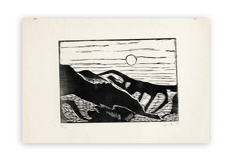 GIANNI MARCHELLO (1931) - Il silenzio della luna, 1989
