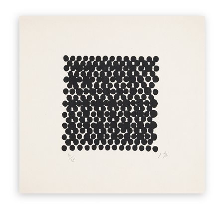 GASTONE BIGGI (1925-2014) - Variabili Monocrome, 1968