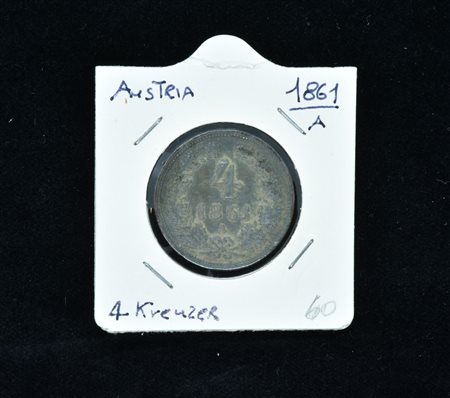 4 KREUZER AUSTRIA 1861